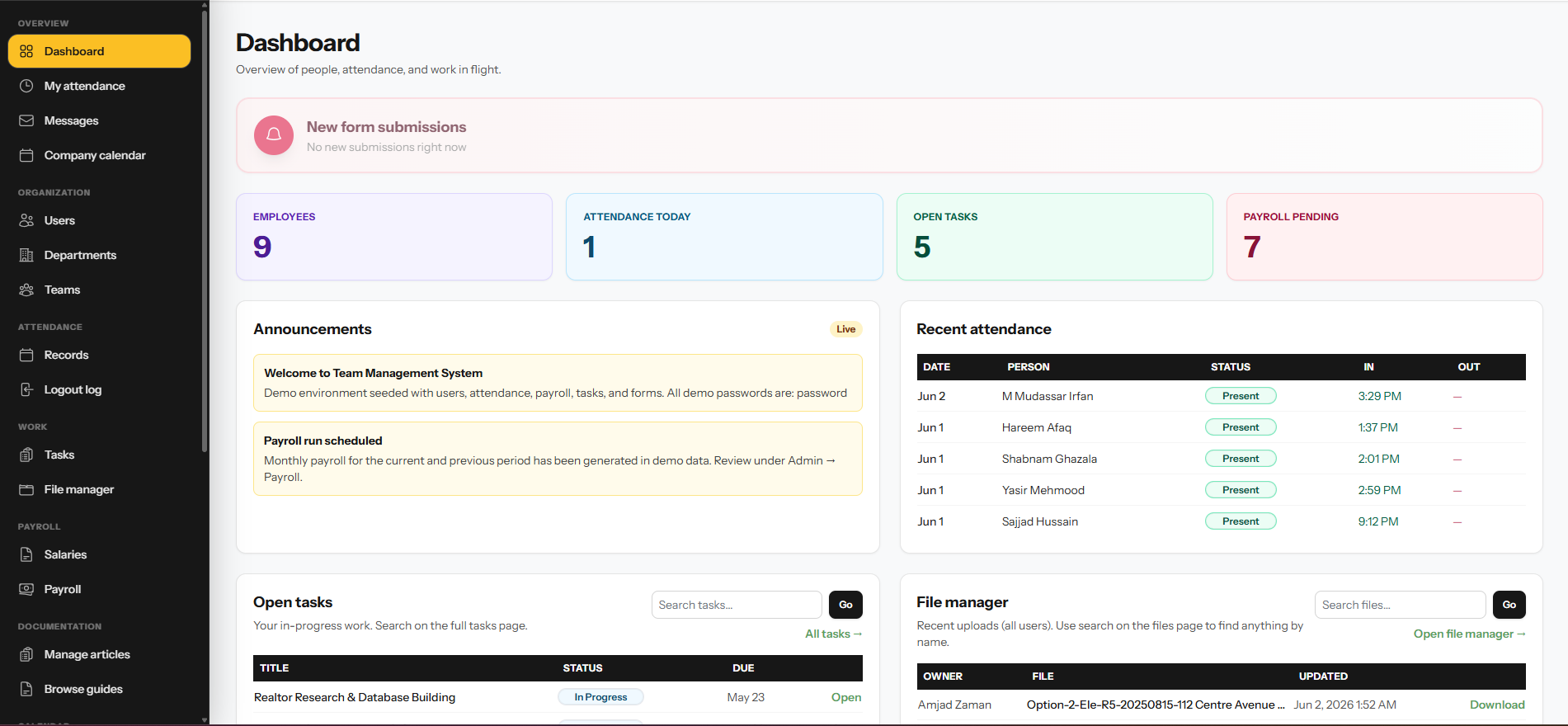 Team Management System — image 14