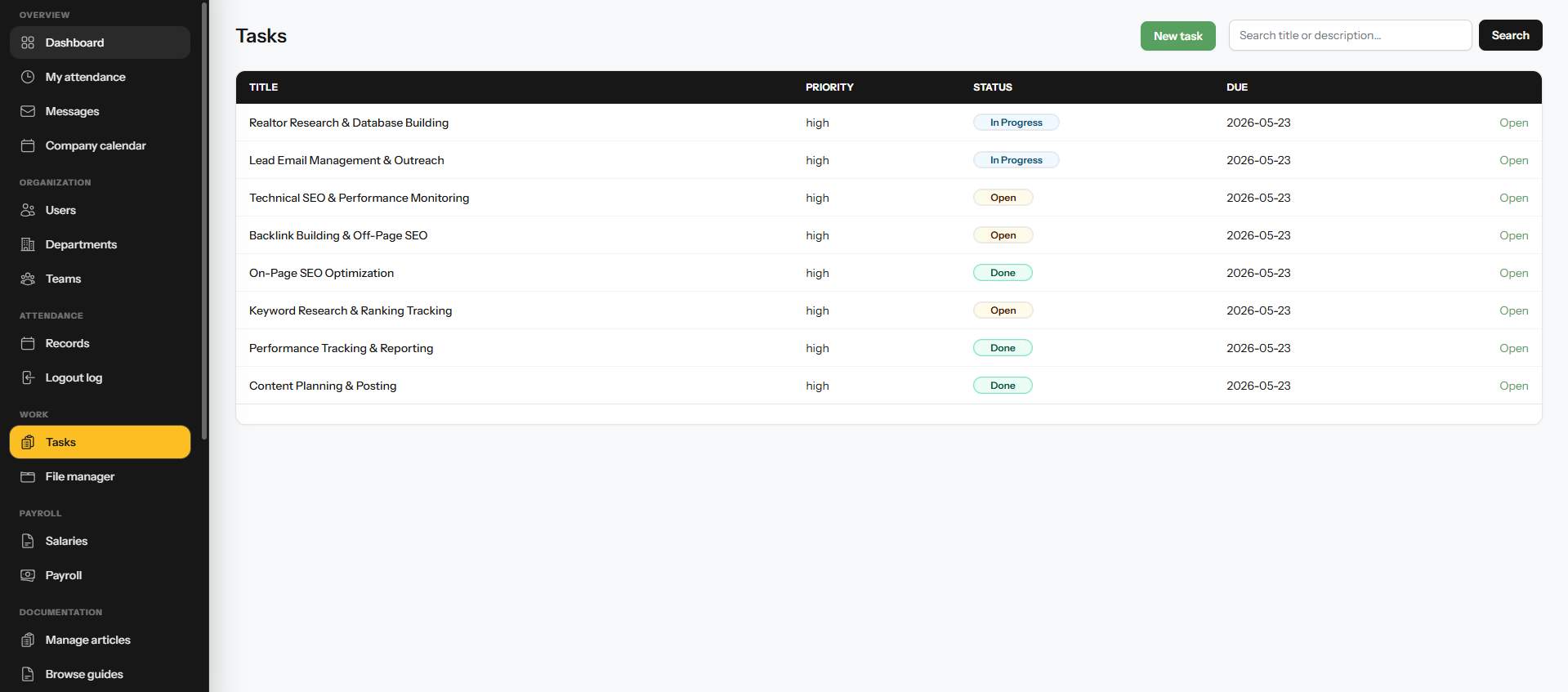 Team Management System — image 8